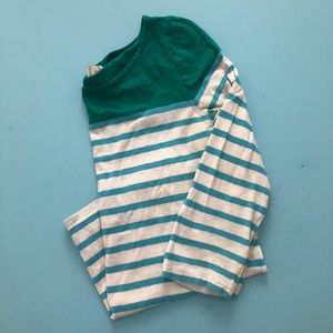 J Crew Stripe Color Block Top